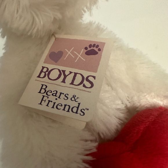 Boyds Bears Lil Wuvie Bear XOXO Valentine's Day Teddy Plush Cuddle Fluff - Picture 2 of 13